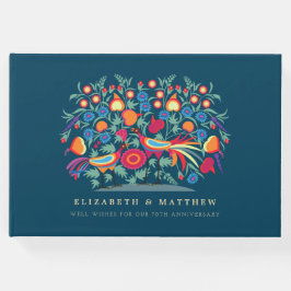 フォークアート結婚70周年記念ゲストブック ゲストブック