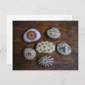 フォークアート絵を描スタン ポストカード (正面/裏面)