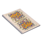 フォークアート葉ハート(花) ノートブック (右側)