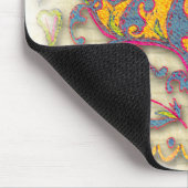 フォークアート葉ハート(花) マウスパッド (コーナー)