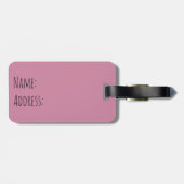 フォークアート葉ハート（花） ラゲッジタグ (裏面横)