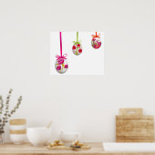 フォークアート(ウクライナインスパイアン) ポスター (キッチン)