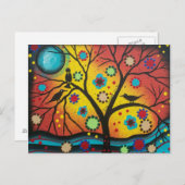 フォークアートA Morning With You By LORIポストカード ポストカード (正面/裏面)