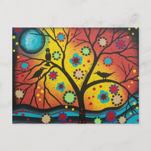 フォークアートA Morning With You By LORIポストカード ポストカード (正面)