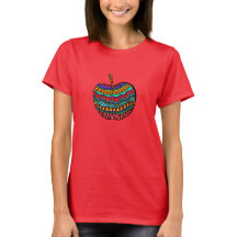 フォークアートApple Tシャツ