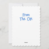 フォークアートfrom the Cat Valentineフラットカード シーズンカード (裏面)