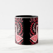 フォークアートV.01 ツートーンマグカップ (中央)