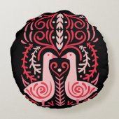 フォークアートV.01 ラウンドクッション (裏面)