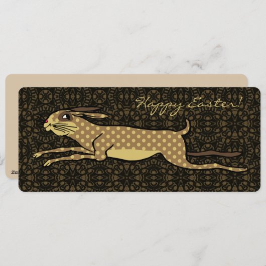 フォークアー走トのバニーカスタムイースターカード シーズンカード (正面/裏面)