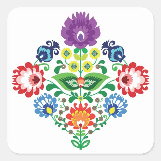 💜❤💓フォークインスパイアダイヤモンド スクエアシール (正面)