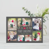 フォークカジュアルフローラホリデーカード シーズンカード (スタンド正面)