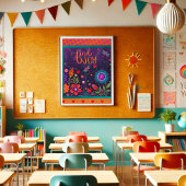 フォークカラフルフローラジョイ引用文ドラゴンフライおもしろい ポスター