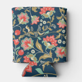 フォークカラフルフローラ：シームレスに手書き 缶クーラー (裏面)