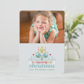 フォーククリスマス応援フォトホリデーカード シーズンカード (スタンド正面)