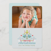 フォーククリスマス応援フォトホリデーカード シーズンカード (正面/裏面)