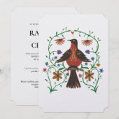 フォークシークラシック結婚式招待状 シーズンカード (正面/裏面)