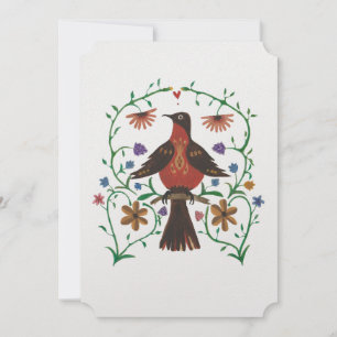 フォークシークラシック結婚式招待状 シーズンカード