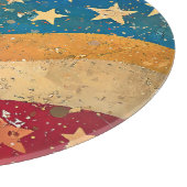 フォークシースターとストライプ カッティングボード (角)