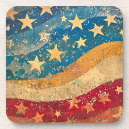 フォークシースターとストライプ コースター