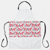 フォークスウェーデン馬フローラの継ぎ目のない模様。  エプロン (正面)