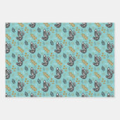 フォークスカンジスウェーデンバードキツネセット3 ラッピングペーパーシート (正面2)