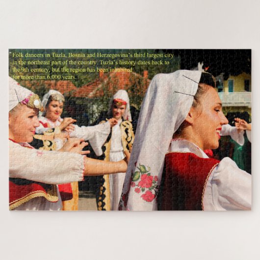 フォークダンサーinトゥズラボスニアララージュ ジグソーパズル (横)