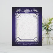 フォークナイフパインクリスマスホリデーメニューのレターヘッド (スタンド正面)