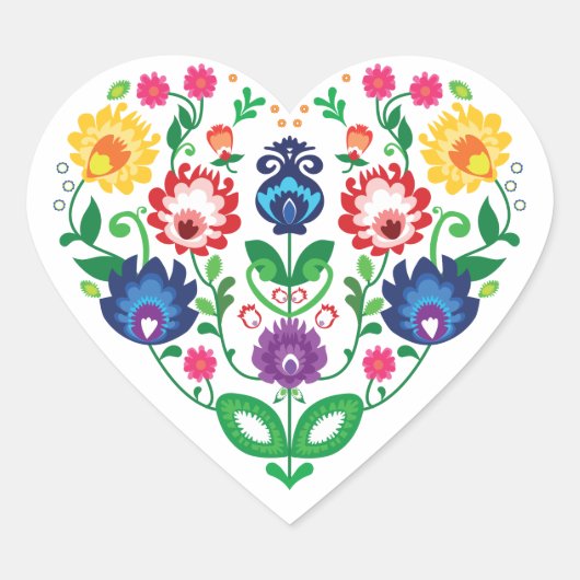 フォークハート。恋愛民俗学 ハートシール (正面)