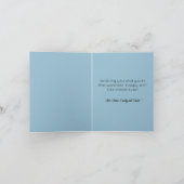 フォークバニー ラビット クリスマス サンキューカード (内部)