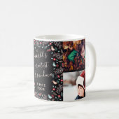 フォークバーズワールド最大のおばあちゃんフォトコラージュ コーヒーマグカップ (正面右)