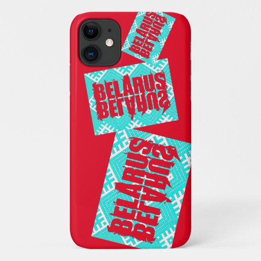 フォークパターンベラルーシБеларусь iPhone 11ケース Case-Mate iPhoneケース (裏面)