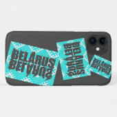 フォークパターンベラルーシБеларусь iPhone 11ケース Case-Mate iPhoneケース (裏面(横))