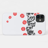 フォークパターンベラルーシБеларусь iPhone 11ケース Case-Mate iPhoneケース (裏面(横))