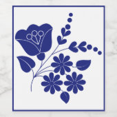 フォークパター伝統的ンワインラベル ワインラベル (シングルラベル)