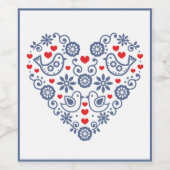 フォークパター伝統的ンワインラベル ワインラベル (シングルラベル)