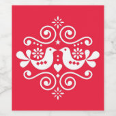 フォークパター伝統的ンワインラベル ワインラベル (シングルラベル)