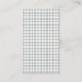 フォークファームフローラバーディおむつラッフルベビーシャワー エンクロージャーカード (裏面)