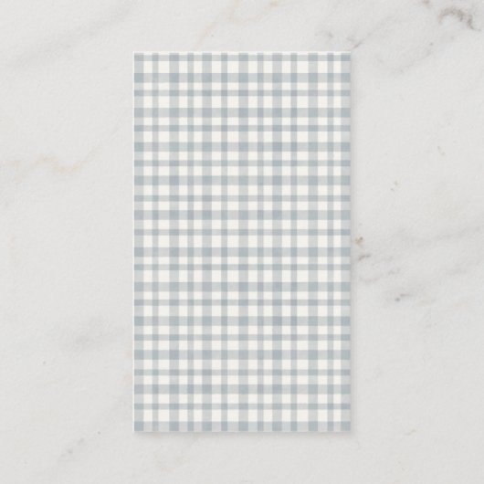 フォークファームフローラバーディおむつラッフルベビーシャワー エンクロージャーカード (裏面)