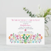 フォークフィエスタベビーシャワー招待状ウォーターカラーサッティ 招待状 (スタンド正面)