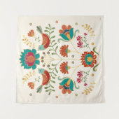 フォークフローラと鳥 タペストリー (正面)