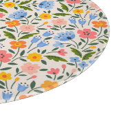 フォークフローラカラフル：小パターン カッティングボード (角)