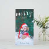 フォークフローラクリスマスフォトカード シーズンカード (スタンド正面)