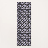 フォークフローラブルーIIパターン ヨガマット (正面)
