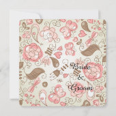 フォークフローラ結婚ウィムシー 招待状 (裏面)