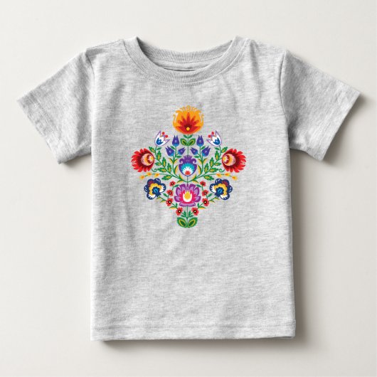 フォークベイビーTシャツ ベビーTシャツ (正面)