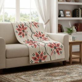 フォークホーインスパイアムデコール フリースブランケット