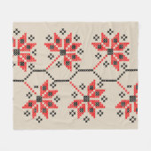 フォークホーインスパイアムデコール フリースブランケット (正面(横))