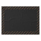 フォークポルトガルの開花ハート テーブルクロス (正面(横))