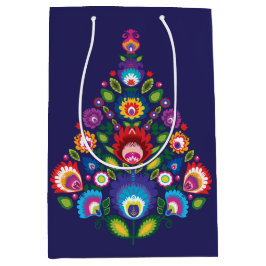 フォークメッセージ付きクリスマスカスタム抱き枕 ミディアムペーパーバッグ