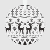 フォークモダンアートクリスマストインデア オーナメント (裏面)